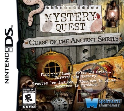 Mystery Quest: Curse of the Ancient Spirits box art