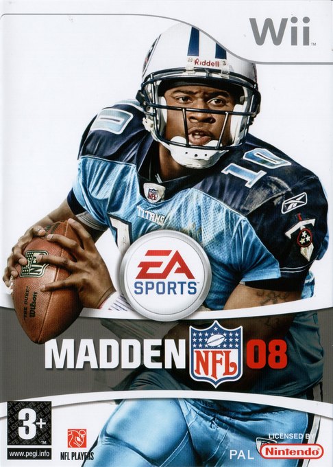 Madden NFL 08 box art