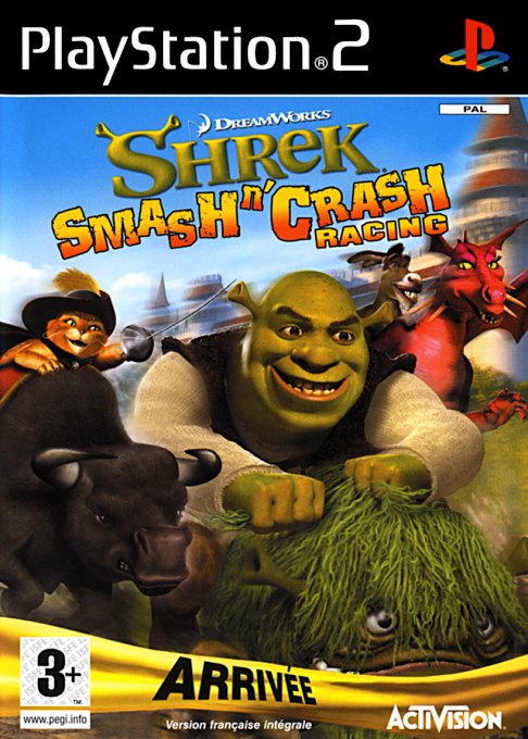 DreamWorks Shrek: Smash n' Crash Racing box art