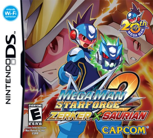 Mega Man Star Force 2: Zerker x Saurian box art