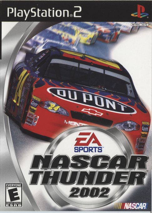 NASCAR Thunder 2002 box art