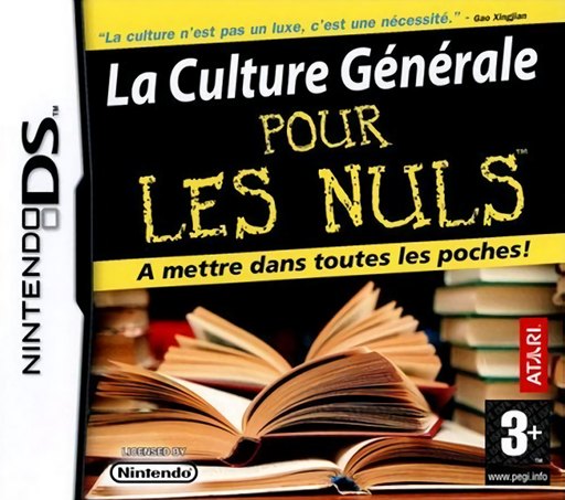 Culture Generale pour les Nuls, La box art