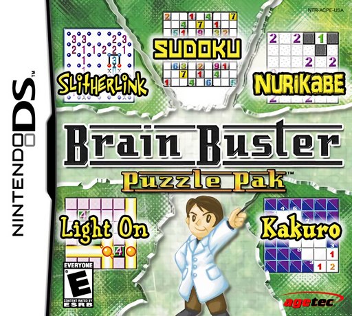 Brain Buster: Puzzle Pak box art