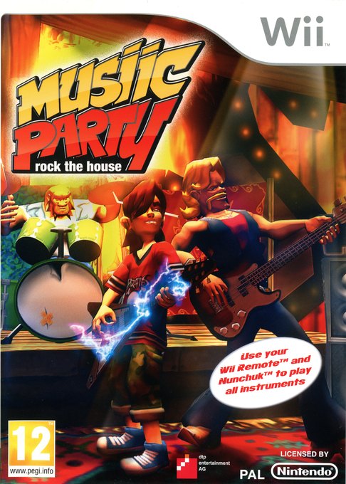 Musiic Party: Rock the House box art