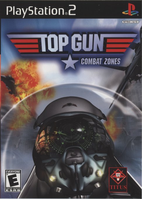 Top Gun: Combat Zones box art