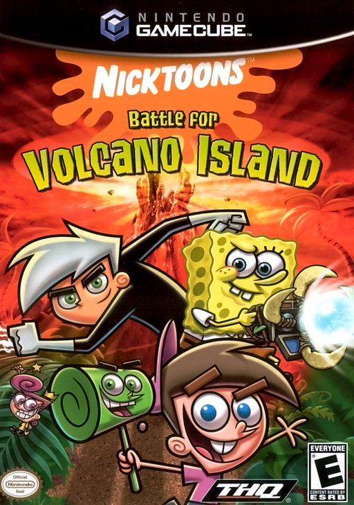 Nicktoons: Battle for Volcano Island box art