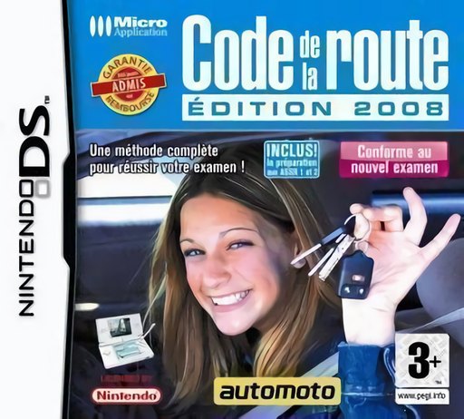 Code de la Route: Edition 2008 box art
