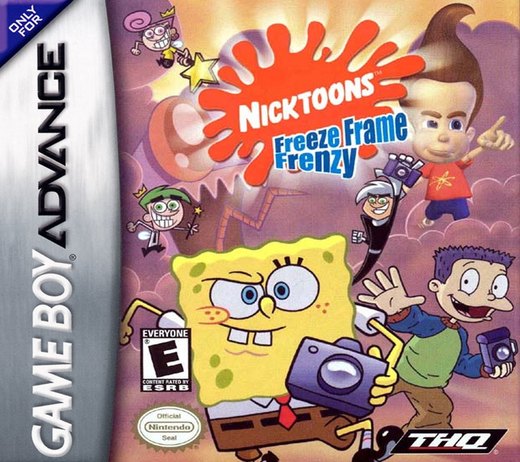 Nicktoons: Freeze Frame Frenzy box art
