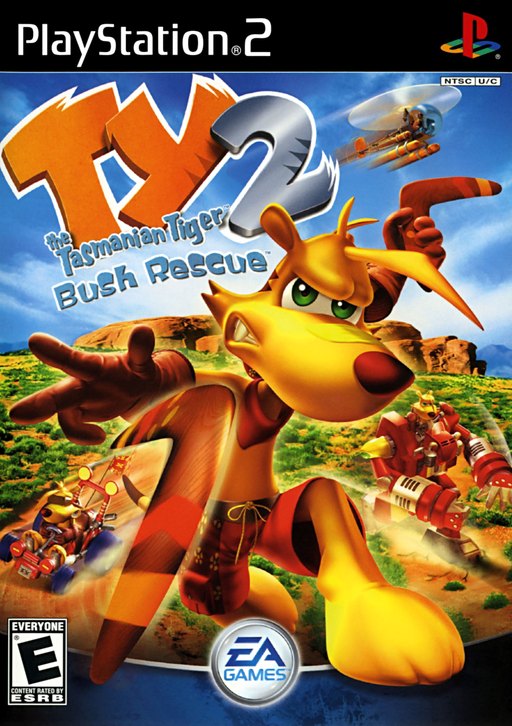 TY the Tasmanian Tiger 2: Bush Rescue box art