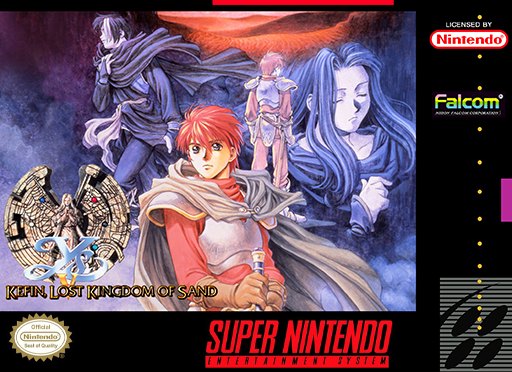 Ys V: Kefin, Lost Kingdom of Sand box art