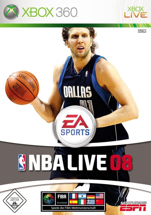 NBA Live 08 box art