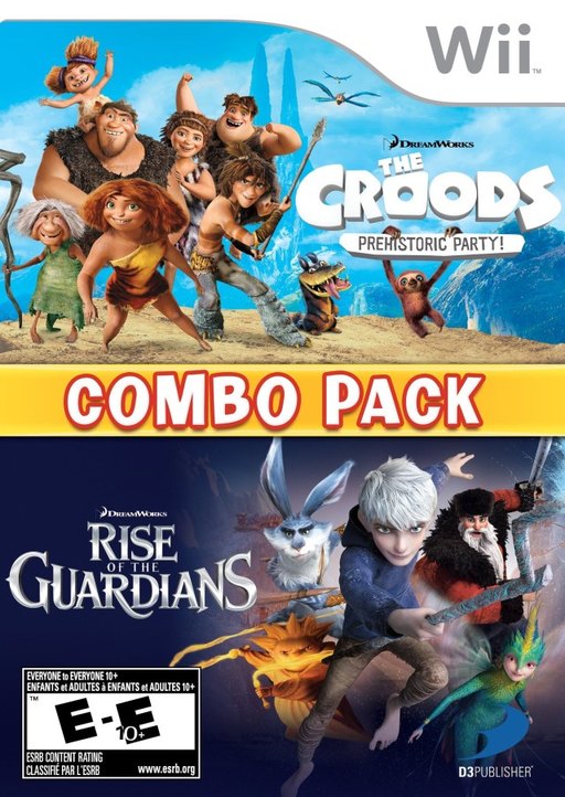 DreamWorks The Croods_ Prehistoric Party! _ Rise of the Guardians_ Combo Pack box art