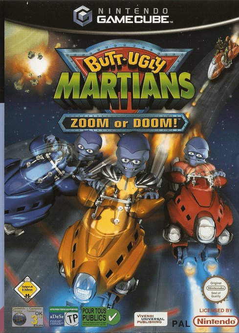 Butt-Ugly Martians: Zoom or Doom! box art