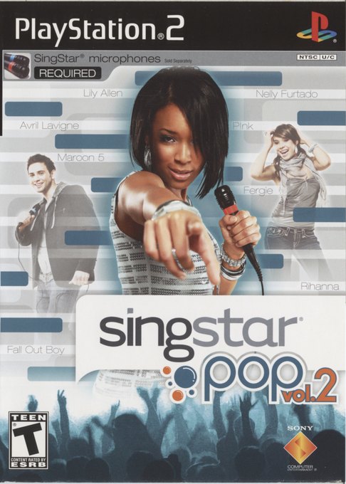 SingStar Pop Vol. 2 box art