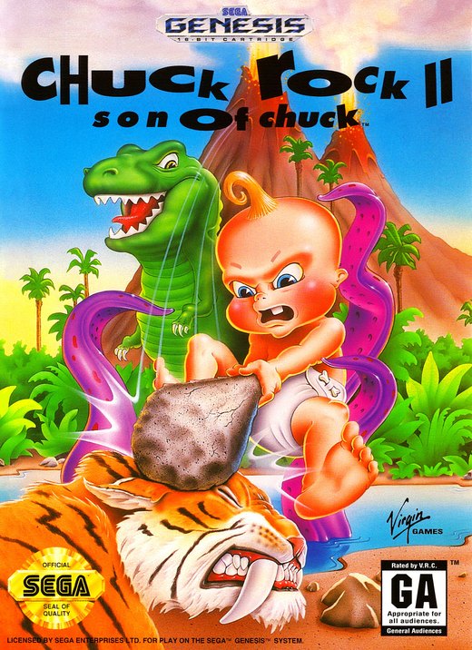 Chuck Rock II: Son of Chuck box art