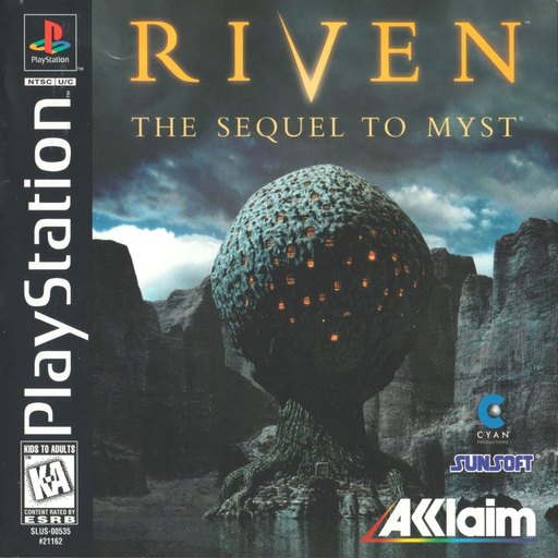 Riven: The Sequel to Myst box art