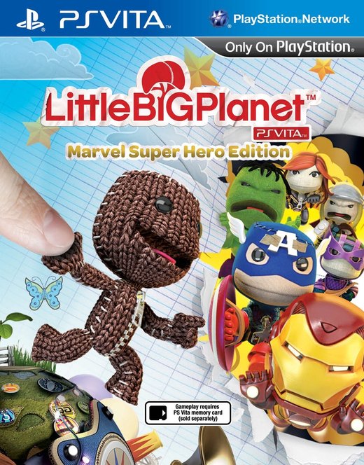 LittleBigPlanet PS Vita: Marvel Super Hero Edition box art