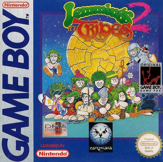 Lemmings 2: The Tribes box art