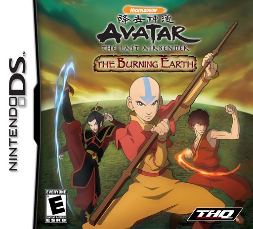 Avatar: The Last Airbender: The Burning Earth box art