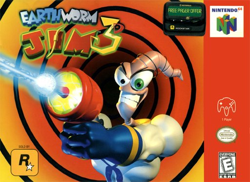 Earthworm Jim 3D box art
