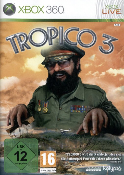 Tropico 3 box art