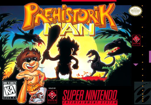 Prehistorik Man box art