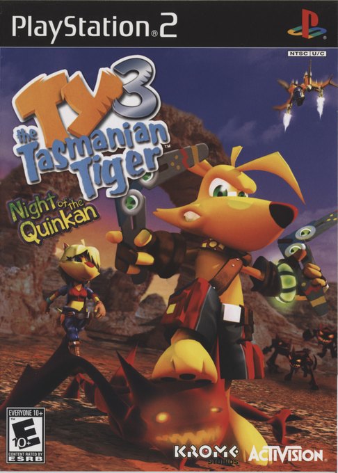 TY the Tasmanian Tiger: Night of the Quinkan box art