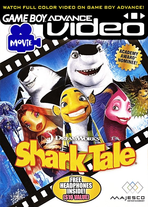 Game Boy Advance Video: Shark Tale box art
