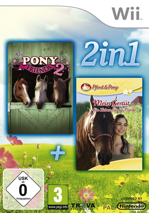 2 in 1: Pony Friends 2 + My Riding Stables: Life with Horses box art