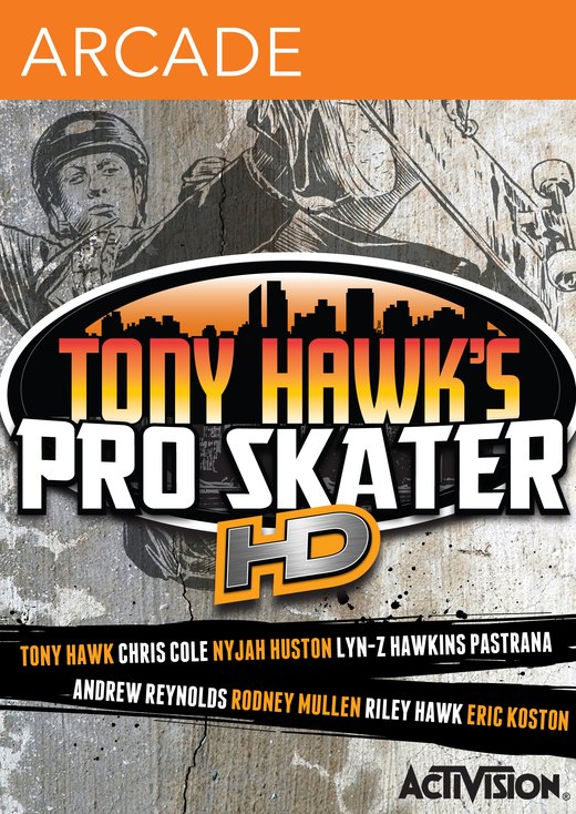 Tony Hawk's Pro Skater HD box art