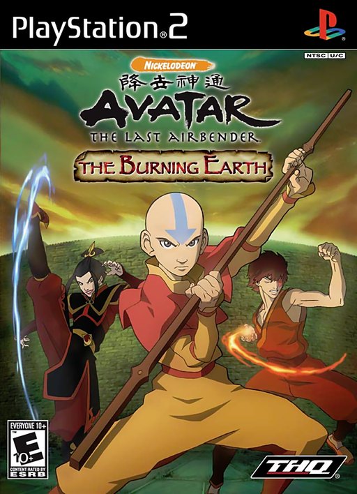 Nickelodeon Avatar: The Last Airbender: The Burning Earth box art