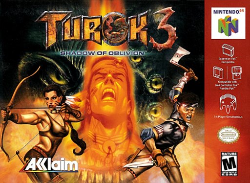 Turok 3: Shadow of Oblivion box art
