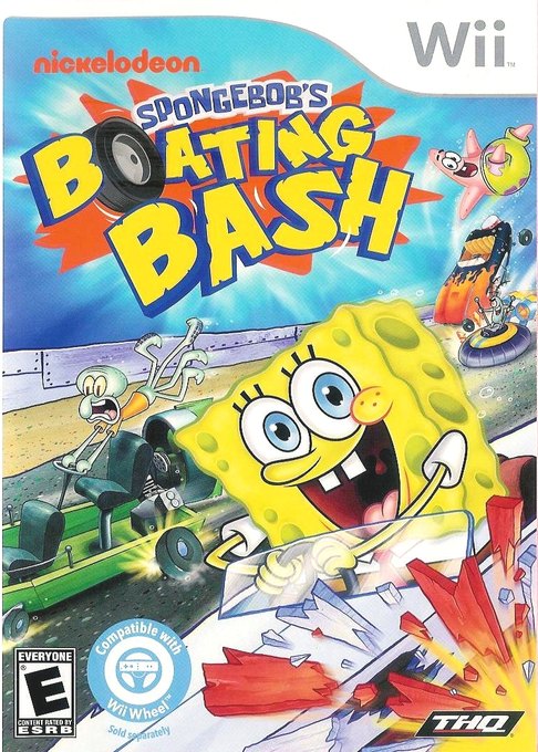 Nickelodeon Bob Esponja: Botes de Choque box art