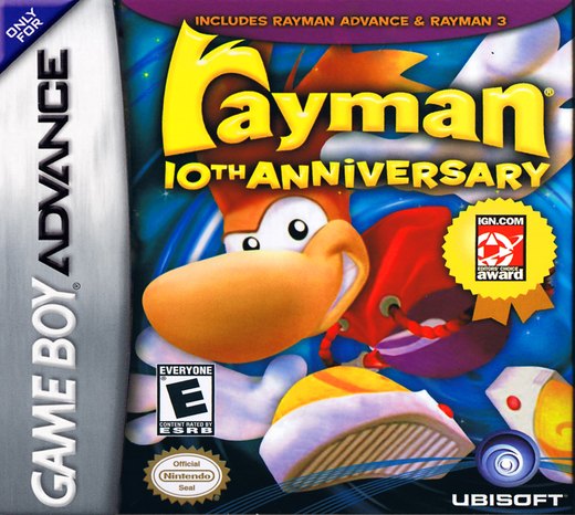 Rayman 10th Anniversary Collection box art