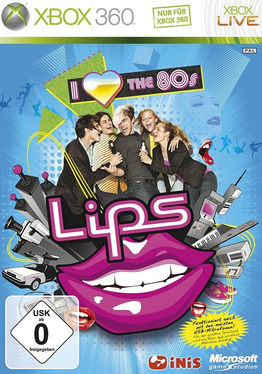 Lips: I Love the 80s box art