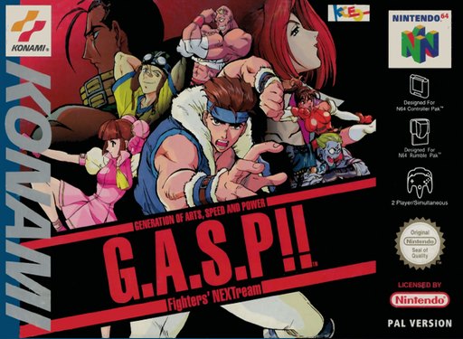G.A.S.P!! Fighters' NEXTream box art