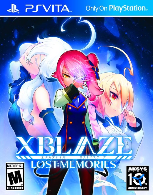 Xblaze Lost: Memories box art