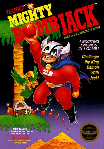 Mighty Bomb Jack box art