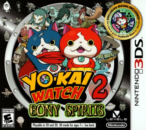 Yo-Kai Watch 2: Bony Spirits box art