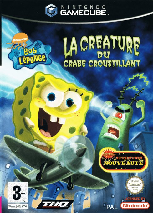 Nickelodeon Bob L'eponge: La Creature du Crabe Croustillant box art