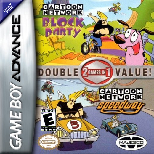 2 Games in 1: Cartoon Network Block Party / Cartoon Network Speedway box art