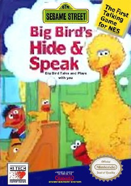 Sesame Street: Big Bird's Hide _ Speak box art