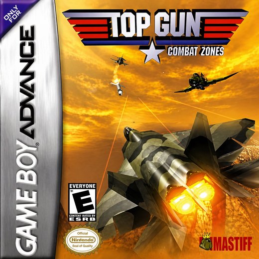 Top Gun: Combat Zones box art