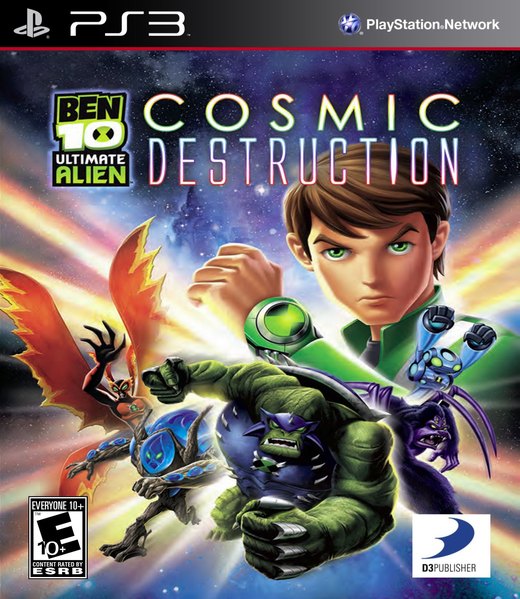 Ben 10: Ultimate Alien: Cosmic Destruction box art
