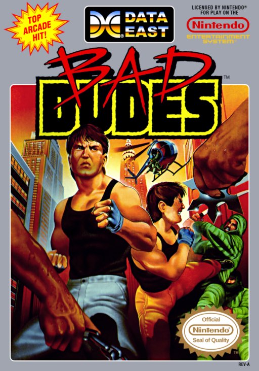Bad Dudes box art