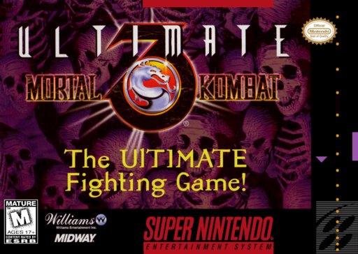 Ultimate Mortal Kombat 3 box art
