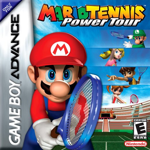 Mario Tennis: Power Tour box art