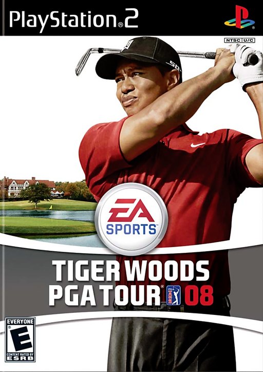 Tiger Woods PGA Tour 08 box art