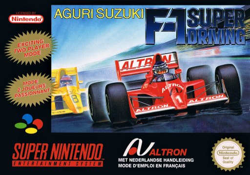 Aguri Suzuki F-1 Super Driving box art
