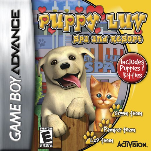 Puppy Luv: Spa and Resort box art